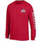 Champion Men's Scarlet Ohio State Buckeyes Team Stack 3-Hit Long Sleeve T-Shirt - Image 3 of 4
