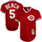 Mitchell & Ness Men's Johnny Bench Red Cincinnati Reds 1983 Authentic Cooperstown Collection Mesh Batting Practice Jersey - Image 1 of 4