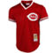 Mitchell & Ness Men's Johnny Bench Red Cincinnati Reds 1983 Authentic Cooperstown Collection Mesh Batting Practice Jersey - Image 3 of 4