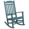 Flash Furniture Winston All-Weather Poly Resin Wood Rocking Chair - Image 2 of 5