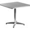 Flash Furniture Mellie 31.5'' Square Aluminum Indoor-Outdoor Table with Base - Image 3 of 5
