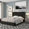 Flash Furniture Platform Bed with Accent Nail Trim - Image 1 of 5