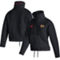 adidas Women's Black Chicago Blackhawks Sherpa Half-Zip Jacket - Image 1 of 4