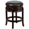 Flash Furniture Backless Wood Counter Height Stool w/ Leather Seat - Image 2 of 5