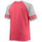 Profile Men's Heathered Red Chicago Blackhawks Big & Tall Raglan T-Shirt - Image 4 of 4