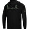 Colosseum Men's Black Air Force Falcons OHT Military Appreciation Hoodie Long Sleeve T-Shirt - Image 4 of 4