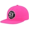 Mitchell & Ness Men's Pink Brooklyn Nets Neon Snapback Hat - Image 1 of 4