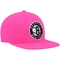 Mitchell & Ness Men's Pink Brooklyn Nets Neon Snapback Hat - Image 4 of 4