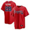 Nike Men's Matt Olson Red Atlanta Braves Alternate Replica Player Jersey - Image 2 of 4