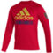 adidas Men's Red Real Salt Lake Vintage Performance Long Sleeve T-Shirt - Image 3 of 4