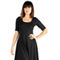 24seven Comfort Apparel A Line Knee Length Dress Elbow Length Sleeves - Image 1 of 4
