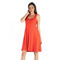 24seven Comfort Apparel Sleeveless A Line Fit and Flare Skater Dress - Image 2 of 4
