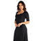 24seven Comfort Apparel Womens Casual Maxi Dress With Sleeves - Image 2 of 4