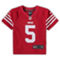 Nike Toddler Trey Lance Scarlet San Francisco 49ers Game Jersey - Image 3 of 4