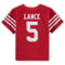 Nike Toddler Trey Lance Scarlet San Francisco 49ers Game Jersey - Image 4 of 4