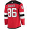 adidas Men's Jack Hughes Red New Jersey Devils Home Primegreen Authentic Pro Player Jersey - Image 4 of 4