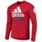 adidas Men's Red Chicago Fire Vintage Performance Long Sleeve T-Shirt - Image 3 of 4