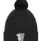 Men's New Era Black Manchester United Iridescent Cuffed Knit Hat with Pom - Image 1 of 3