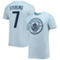 Fifth Sun Men's Raheem Sterling Light Blue Manchester City Name & Number T-Shirt - Image 2 of 4