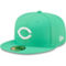 New Era Men's Green Cincinnati Reds Logo 59FIFTY Fitted Hat - Image 1 of 4