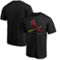 Fanatics Men's Fanatics Black St. Louis Cardinals Team Midnight Mascot T-Shirt - Image 1 of 4