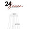 24seven Comfort Apparel Womens Elastic Waist Solid Color Maxi Skirt - Image 4 of 4