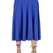 24seven Comfort Apparel Elastic Waist Pleated Pocket Plus Size Midi Skirt - Image 1 of 4