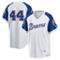 Nike Men's Hank Aaron White Atlanta Braves Home Cooperstown Collection Player Jersey - Image 1 of 4