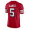 Nike Men's Trey Lance Scarlet San Francisco 49ers Alternate Vapor Limited Jersey - Image 4 of 4