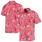 Wes & Willy Men's Scarlet Ohio State Buckeyes Vintage Floral Button-Up Shirt - Image 1 of 4