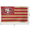 WinCraft San Francisco 49ers 3' x 5' Americana Stars & Stripes Deluxe Flag - Image 3 of 3