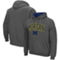 Colosseum Men's Charcoal Michigan Wolverines Arch & Logo 3.0 Pullover Hoodie - Image 1 of 4
