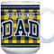 The Memory Company Michigan Wolverines 15oz. Buffalo Plaid Father's Day Mug - Image 1 of 3