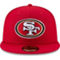 New Era Men's Scarlet San Francisco 49ers Team 59FIFTY Fitted Hat - Image 3 of 4