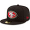 New Era Men's Black San Francisco 49ers Team 59FIFTY Fitted Hat - Image 1 of 4