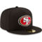 New Era Men's Black San Francisco 49ers Team 59FIFTY Fitted Hat - Image 4 of 4