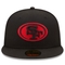 New Era Men's Black San Francisco 49ers Team 59FIFTY Fitted Hat - Image 3 of 4