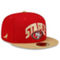 New Era x Staple Men's Scarlet/Gold San Francisco 49ers NFL x Collection 59FIFTY Fitted Hat - Image 1 of 4