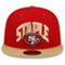 New Era x Staple Men's Scarlet/Gold San Francisco 49ers NFL x Collection 59FIFTY Fitted Hat - Image 3 of 4