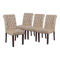 Flash Furniture 4PK Rolled Back Parsons Chairs - Image 3 of 5