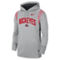 Men's Nike Gray Ohio State Buckeyes 2022 Game Day Sideline Performance Pullover Hoodie - Image 3 of 4