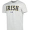 Under Armour Men's Heathered Gray Notre Dame Fighting Irish T-Shirt - Image 3 of 4