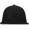 New Era Men's Black San Francisco 49ers Black on Black Low 59FIFTY II Fitted Hat - Image 3 of 4