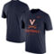 Nike Men's Heathered Navy Virginia Cavaliers Team Football Legend T-Shirt - Image 2 of 4