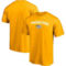 Fanatics Branded Men's Gold Nashville Predators Team Logo Lockup T-Shirt - Image 1 of 4