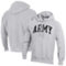 Champion Men's Heathered Gray Army Black Knights Team Arch Reverse Weave Pullover Hoodie - Image 1 of 4