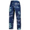 Concepts Sport Men's Deep Sea Blue Seattle Kraken Windfall Allover Microfleece Pajama Pants - Image 3 of 4