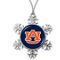 From the Heart Auburn Tigers Snowflake Metal Ornament - Image 1 of 2