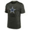 Men's Nike Brown Dallas Cowboys 2022 Salute to Service Velocity Team T-Shirt - Image 3 of 4