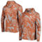 Columbia Men's Texas Orange/Gray Texas Longhorns Super Terminal Tackle Omni-Shade Raglan Long Sleeve Hoodie T-Shirt - Image 1 of 4